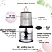 INALSA Electric Chopper Bullet Inox- 450 Watts with 2 Speed Option |100% Pure Copper Motor| Chop, Mince, Puree, Dice | Twin Blade Technology| 900 ml Capacity| One Touch Operation, 1.30mtr Long Power Cord (Black/Silver) INALSA Electric Chopper Bullet Inox- 450 Watts with 2 Speed Option |100% Pure Copper Motor| Chop, Mince, Puree, Dice | Twin Blade Technology| 900 ml Capacity| One Touch Operation, 1.30mtr Long Power Cord (Black/Silver)